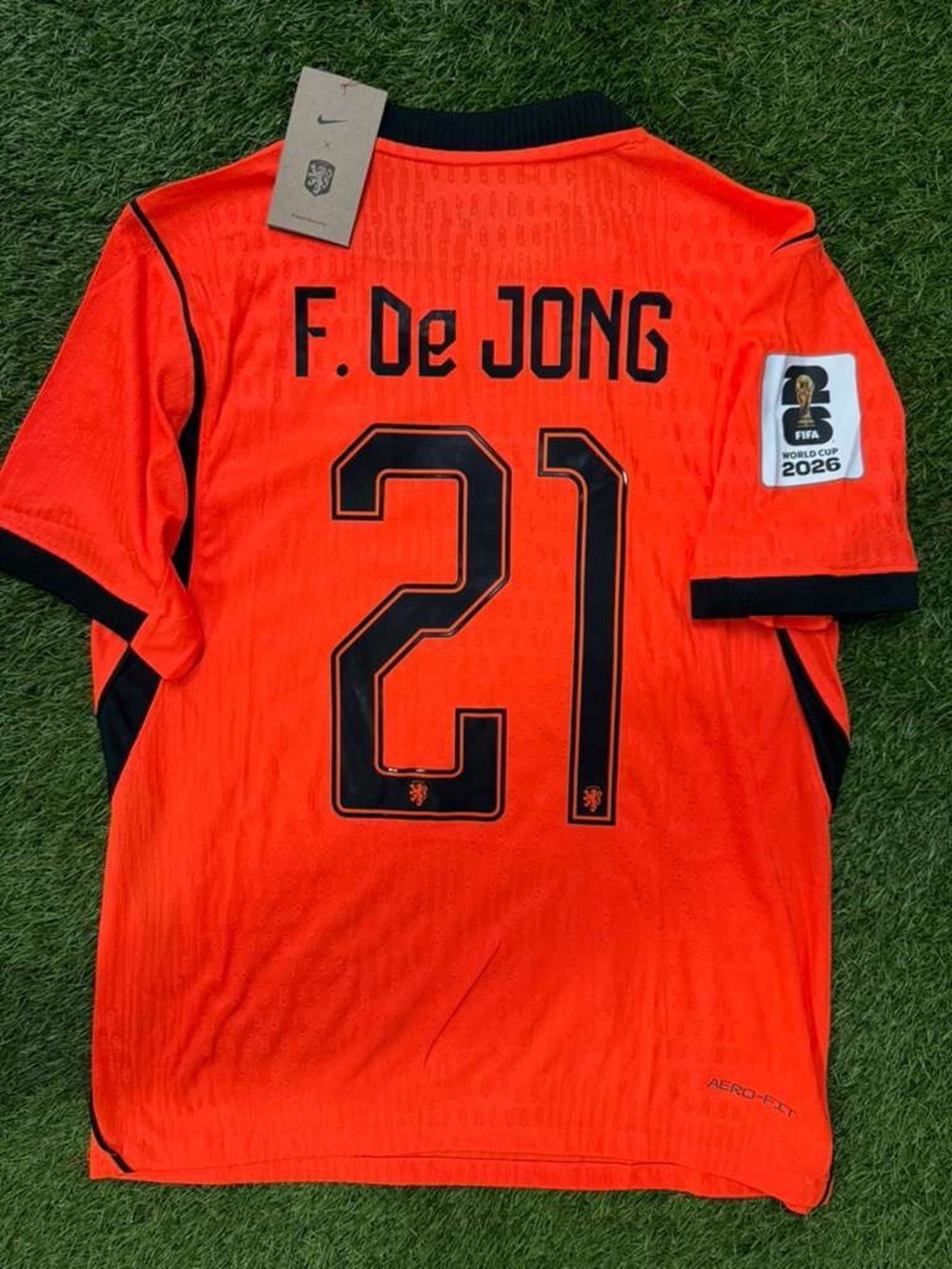 F. De Jong Netherlands World Cup Jersey